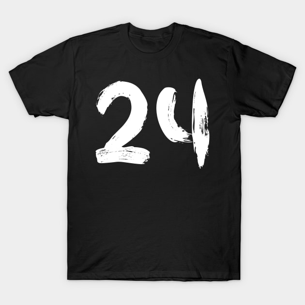 Number 24 T-Shirt by Erena Samohai